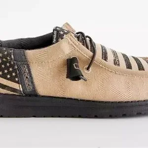Hey Dude | Shoes | Hey Dude Wally Funk Patriotic Tan | Poshmark display picture 2